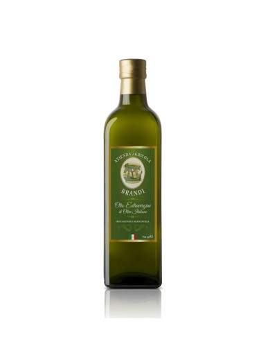 Olio extravergine d'oliva aromatizzato al basilico - 75 cl